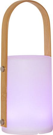 Lisa Lykt 12 cm - hvit og naturfarget - Hage - Utemiljø - Hagedekorasjon - Hagefigurer & hagepynt - Utelykt