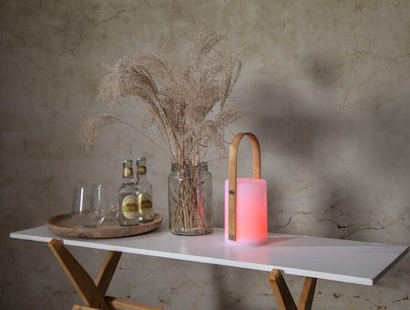 Lisa Lykt 12 cm - hvit og naturfarget - Hage - Utemiljø - Hagedekorasjon - Hagefigurer & hagepynt - Utelykt