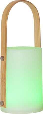 Lisa Lykt 12 cm - hvit og naturfarget - Hage - Utemiljø - Hagedekorasjon - Hagefigurer & hagepynt - Utelykt