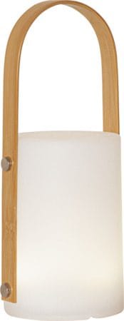 Lisa Lykt 12 cm - hvit og naturfarget - Hage - Utemiljø - Hagedekorasjon - Hagefigurer & hagepynt - Utelykt