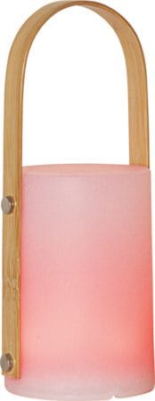 Lisa Lykt 12 cm - hvit og naturfarget - Hage - Utemiljø - Hagedekorasjon - Hagefigurer & hagepynt - Utelykt