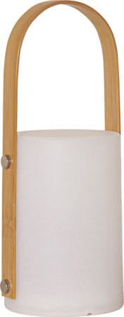 Lisa Lykt 12 cm - hvit og naturfarget - Hage - Utemiljø - Hagedekorasjon - Hagefigurer & hagepynt - Utelykt