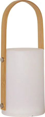 Lisa Lykt 12 cm, hvit og naturfarget