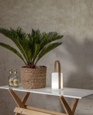 Lisa Lykt 12 cm - hvit og naturfarget - Hage - Utemiljø - Hagedekorasjon - Hagefigurer & hagepynt - Utelykt