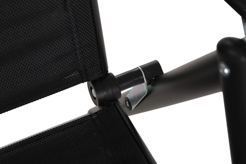 Maggie polstret regulerbar utestol - Svart - Hagemøbler - Stoler & Lenestoler - Posisjonsstol