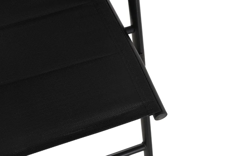 Maggie polstret regulerbar utestol - Svart - Hagemøbler - Stoler & Lenestoler - Posisjonsstol