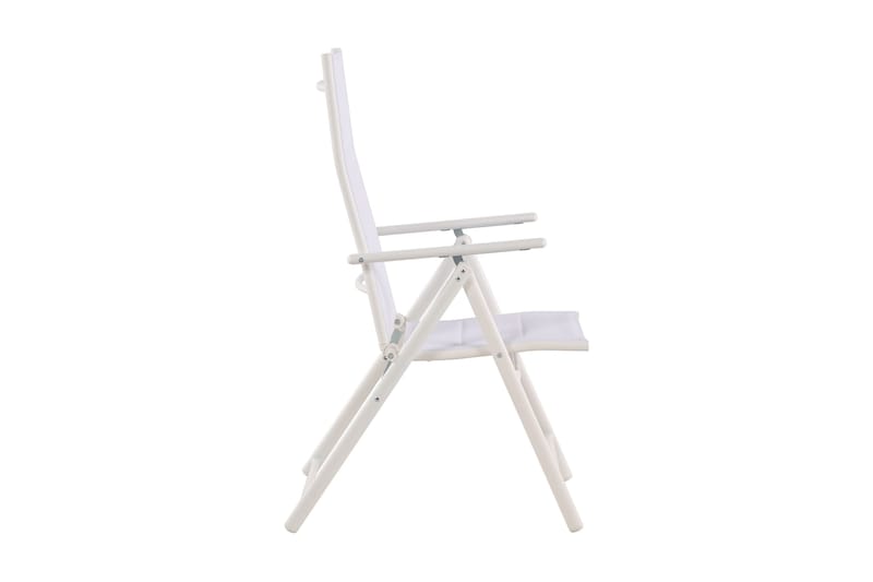 Maggie polstret regulerbar stol utendørs - Hvit - Hagemøbler - Stoler & Lenestoler - Posisjonsstol