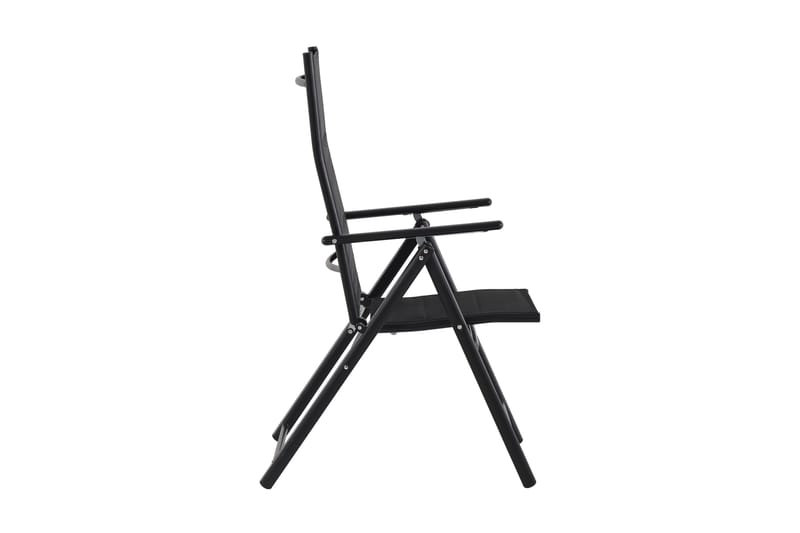 Maggie polstret regulerbar utestol - Svart - Hagemøbler - Stoler & Lenestoler - Posisjonsstol