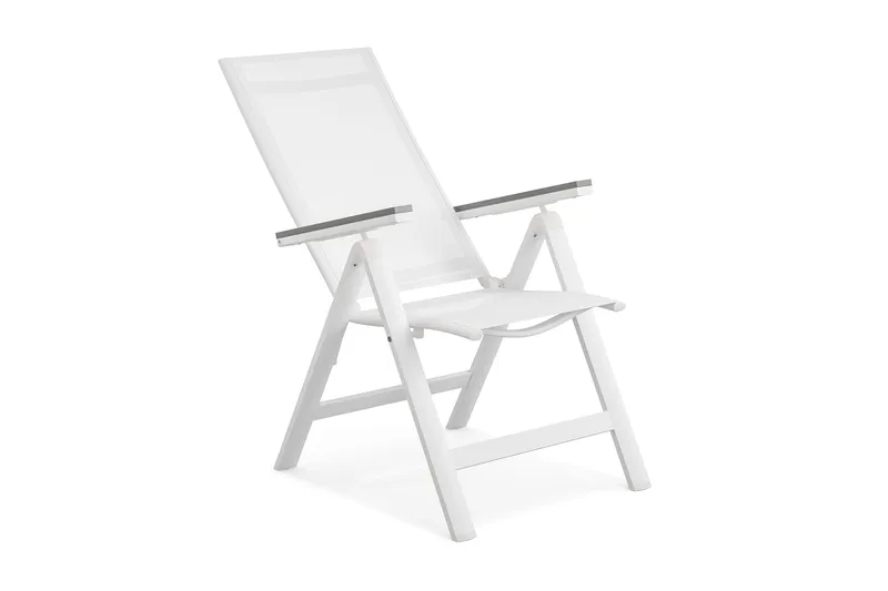 Monaco Light regulerbar stol utendørs - Hvit - Hagemøbler - Stoler & Lenestoler - Posisjonsstol