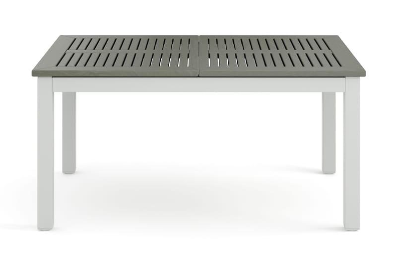 Monaco uttrekkbart utendørsbord 150–250x90 cm - Hvit/Grå - Hagemøbler - Hagebord - Spisebord ute