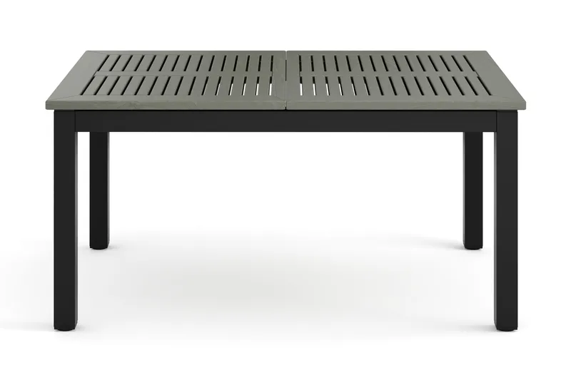 Monaco uttrekkbart utendørsbord 150–250x90 cm - Svart/Grå - Hagemøbler - Hagebord - Spisebord ute
