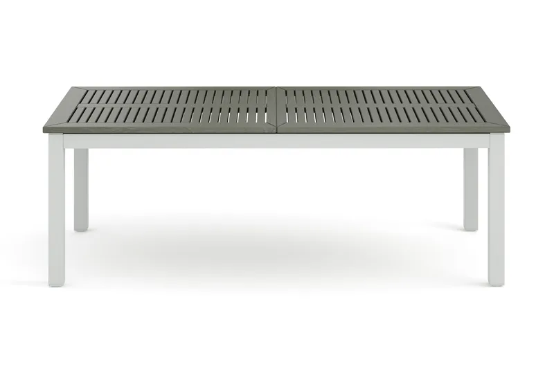 Monaco uttrekkbart utendørsbord 210/310x90 cm - Hvit/Grå - Hagemøbler - Hagebord - Spisebord ute