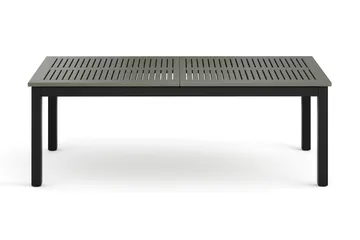 Monaco uttrekkbart utendørsbord 210/310x90 cm - Svart/Grå - Hagemøbler - Hagebord - Spisebord ute