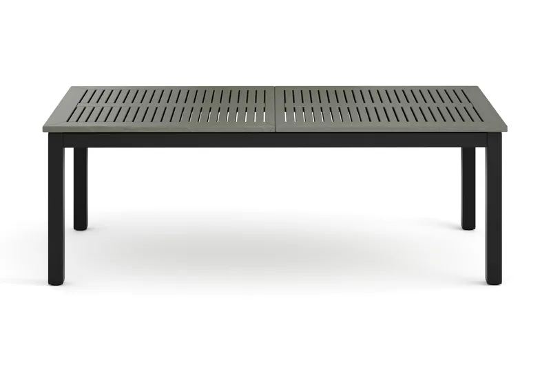 Monaco uttrekkbart utendørsbord 210/310x90 cm - Svart/Grå - Hagemøbler - Hagebord - Spisebord ute