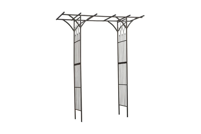 Nature Hagebue metall 114x66x232 cm svart - Hage - Utemiljø - Hagedekorasjon - Hagefigurer & hagepynt