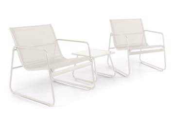 Pelanda caféssett utendørs - Beige - Hagemøbler - Loungemøbler - Sofagruppe utendørs