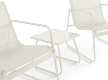 Pelanda caféssett utendørs - Beige - Hagemøbler - Loungemøbler - Sofagruppe utendørs