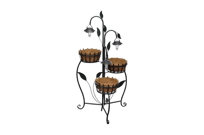 Plantekurver med LED-lys og solcellepanel - Hage - Utemiljø - Hagedekorasjon - Hagefigurer & hagepynt - Hageskulptur