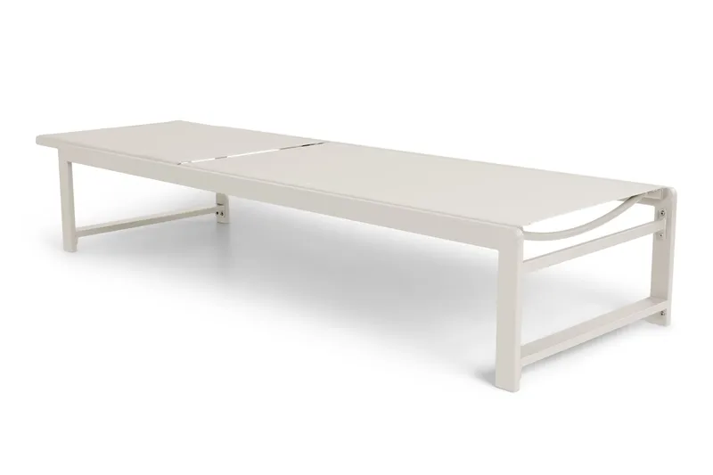 Sanna Solseng med Justerbar Ryggstøtte - Beige - Hagemøbler - Stoler & Lenestoler - Solseng & solvogner