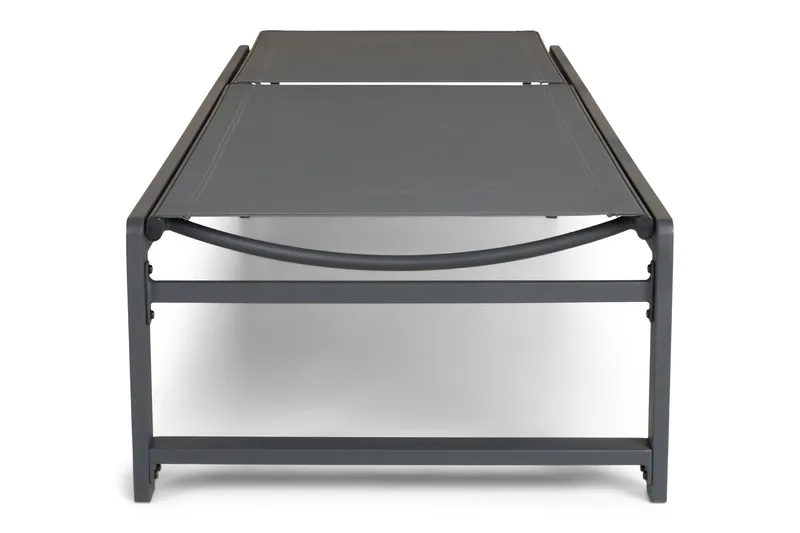 Sanna Solseng med Justerbar Ryggstøtte - Svart - Hagemøbler - Stoler & Lenestoler - Solseng & solvogner