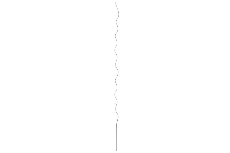 Spiralplantestøtter 20 stk 170 cm galvanisert stål - Hage - Utemiljø - Hagedekorasjon - Hagefigurer & hagepynt