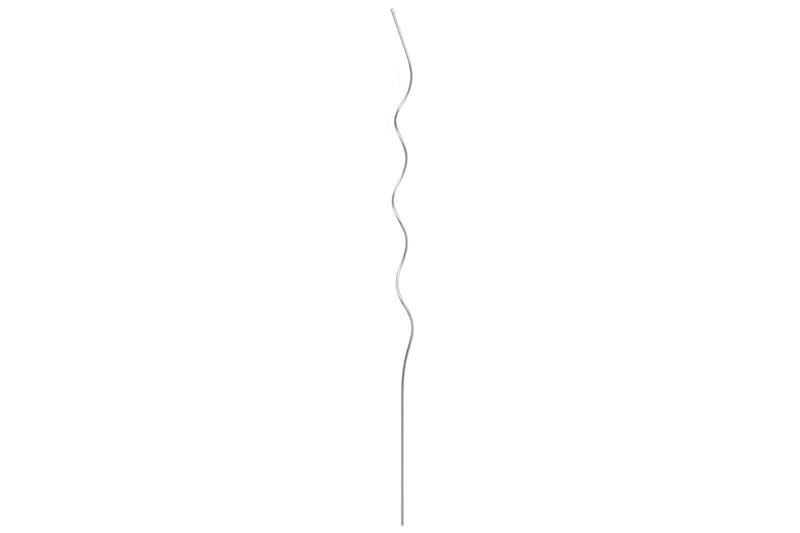 Spiralplantestøtter 50 stk 110 cm galvanisert stål - Hage - Utemiljø - Hagedekorasjon - Hagefigurer & hagepynt