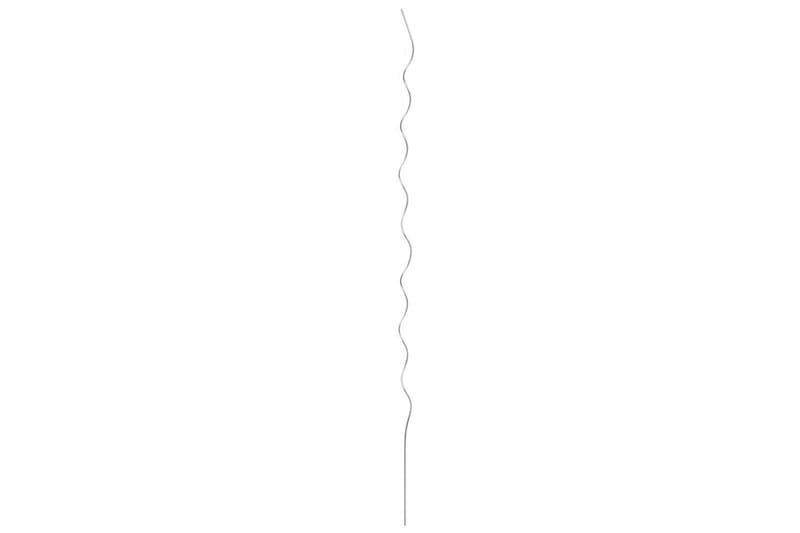 Spiralplantestøtter 50 stk 170 cm galvanisert stål - Hage - Utemiljø - Hagedekorasjon - Hagefigurer & hagepynt