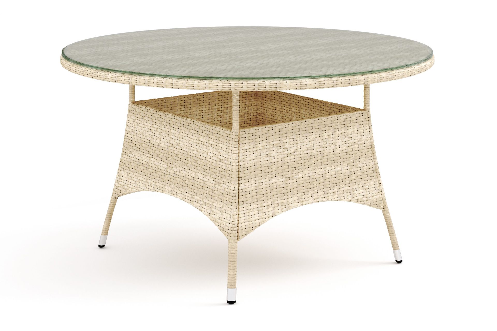 Thor bord utendørs rundt 140 cm - Beige