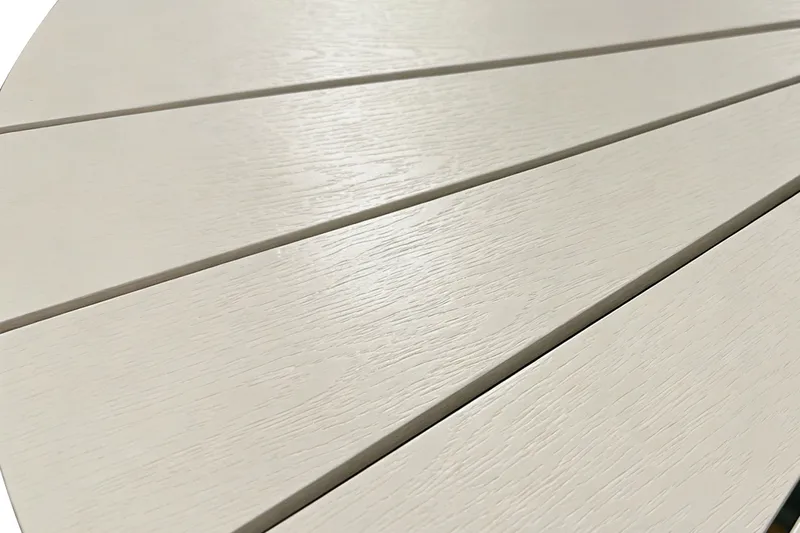 Tunis spisebord utendørs 120 cm rundt - Beige/Beige - Hagemøbler - Hagebord - Spisebord ute