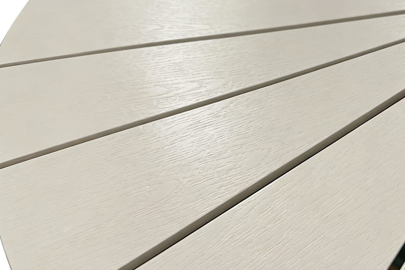 Tunis spisebord utendørs 120 cm rundt - Beige/Beige - Hagemøbler - Hagebord - Spisebord ute