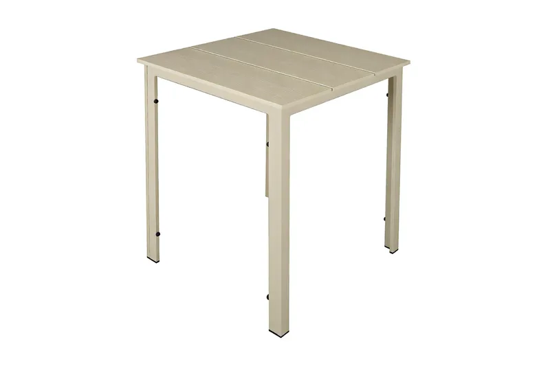 Tunis utekafébord 70x70 cm - Beige/Beige - Hagemøbler - Balkong - Balkongmøbler - Balkongbord