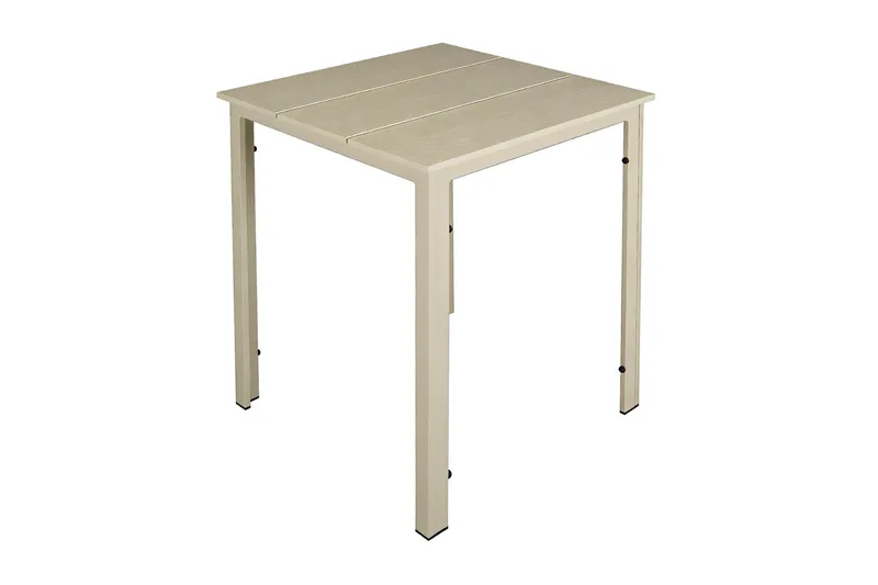 Tunis utekafébord 70x70 cm - Beige/Beige - Hagemøbler - Balkong - Balkongmøbler - Balkongbord