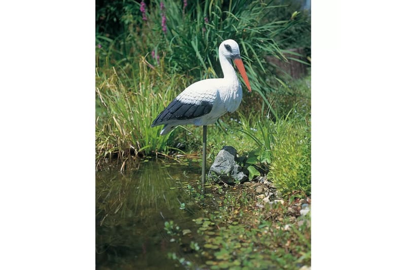 Ubbink Dyrefigur stork 1382501 - Hageskulptur - Hagefigurer & hagepynt