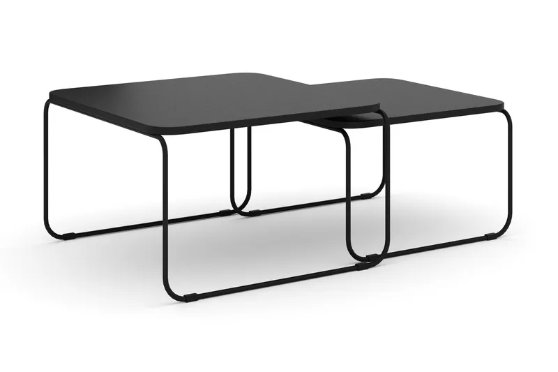 Usteryd Sett med Bord Utendørs, Svart