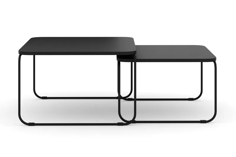 Usteryd Sett med Bord Utendørs - Svart - Hagemøbler - Balkong - Balkongmøbler - Balkongbord