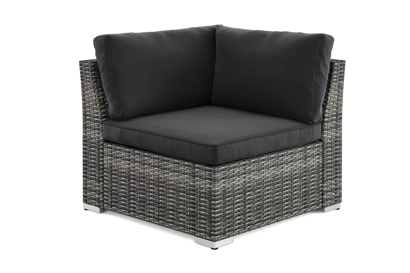 Wisconsin hjørnemodul utendørs - Grå - Hagemøbler - Loungemøbler - Moduler - Hjørnemodul hagesofa