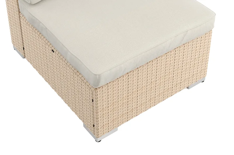 Wisconsin midtmodul utendørs - Beige - Hagemøbler - Loungemøbler - Moduler - Midtmodul hagesofa
