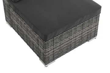 Wisconsin midtmodul utendørs - Grå - Hagemøbler - Loungemøbler - Moduler - Midtmodul hagesofa
