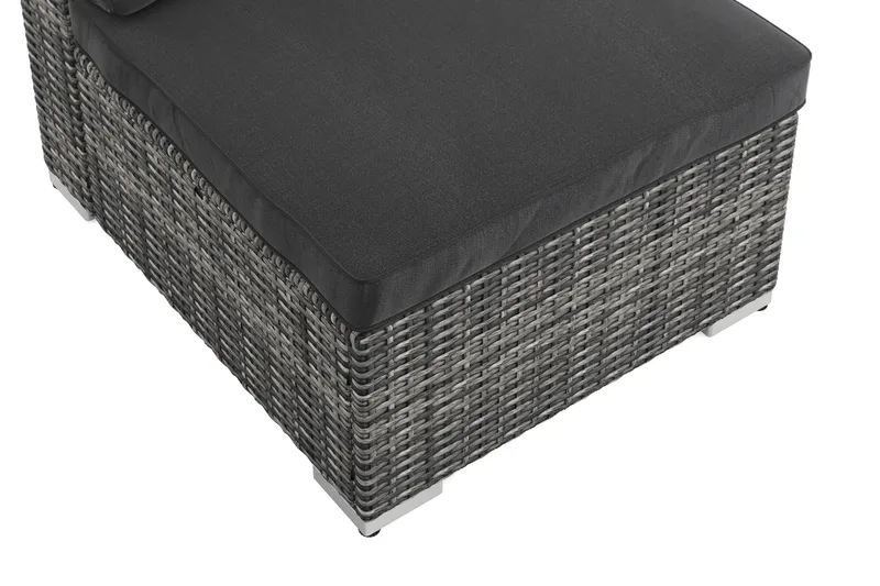 Wisconsin midtmodul utendørs - Grå - Hagemøbler - Loungemøbler - Moduler - Midtmodul hagesofa