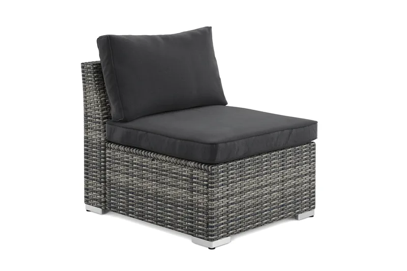 Wisconsin midtmodul utendørs - Grå - Hagemøbler - Loungemøbler - Moduler - Midtmodul hagesofa