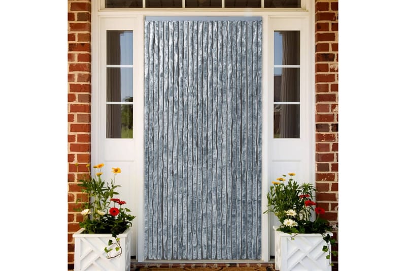 Insektgardin 90x220 cm hvit og grå - Hage - Utemiljø - Hagedekorasjon - Myggnett