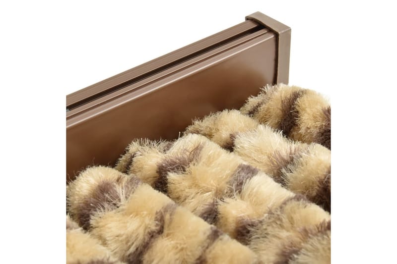 Insektgardin beige og brun 100x220 cm chenille - Beige - Hage - Utemiljø - Hagedekorasjon - Myggnett