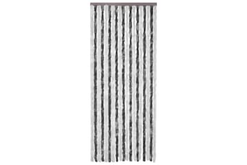 Insektgardin grå og hvit 90x200 cm chenille - Grå - Hage - Utemiljø - Hagedekorasjon - Myggnett