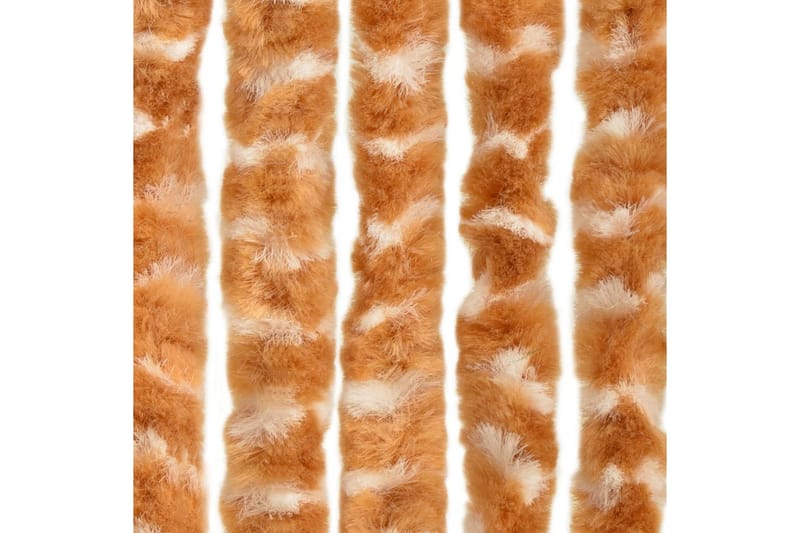 Insektgardin oker og hvit 90x220 cm chenille - Gul - Hage - Utemiljø - Hagedekorasjon - Myggnett