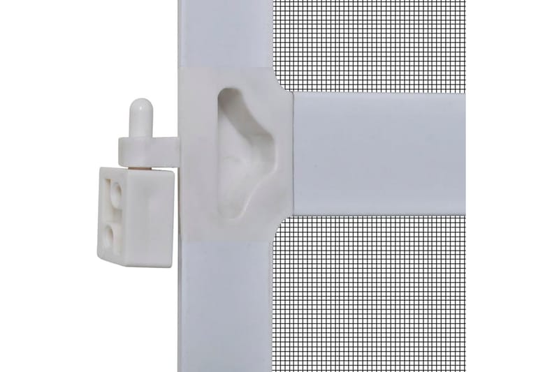 Insektnetting med hengsel for dører 120 x 240 cm hvit - Hage - Utemiljø - Hagedekorasjon - Myggnett