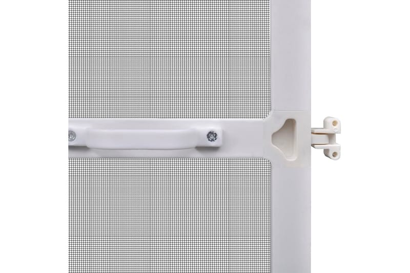 Insektnetting med hengsel for dører 120 x 240 cm hvit - Hage - Utemiljø - Hagedekorasjon - Myggnett