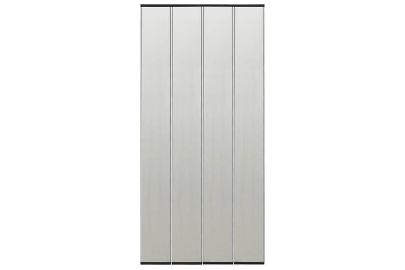 Insektskjerm for dør med 4-delers nettgardin svart 120x240cm - Svart - Hage - Utemiljø - Hagedekorasjon - Myggnett