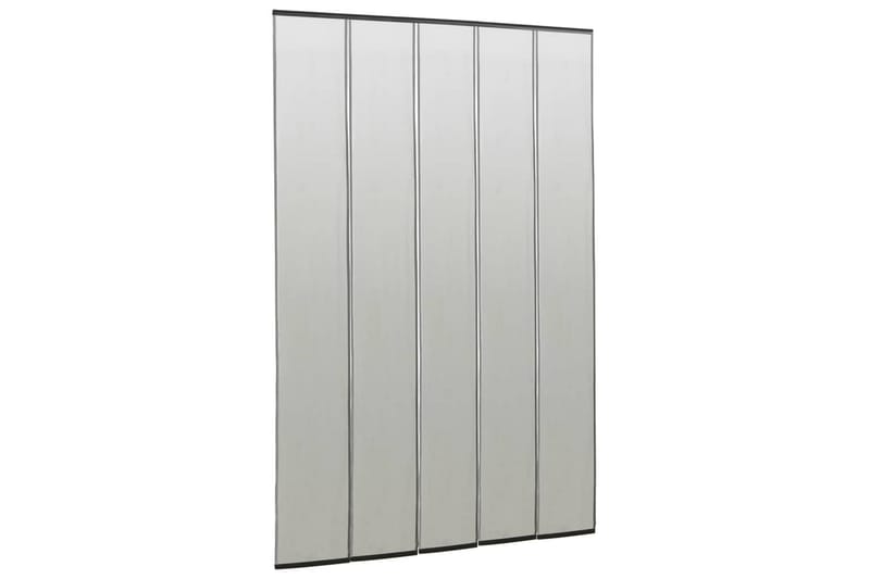 Insektskjerm for dør med 4-delers nettgardin svart 240x240cm - Svart - Hage - Utemiljø - Hagedekorasjon - Myggnett