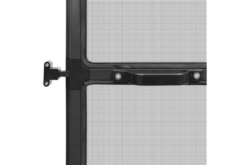 Insektskjerm med hengsler for dør antrasitt 100x215 cm - Antrasittgrå - Hage - Utemiljø - Hagedekorasjon - Myggnett