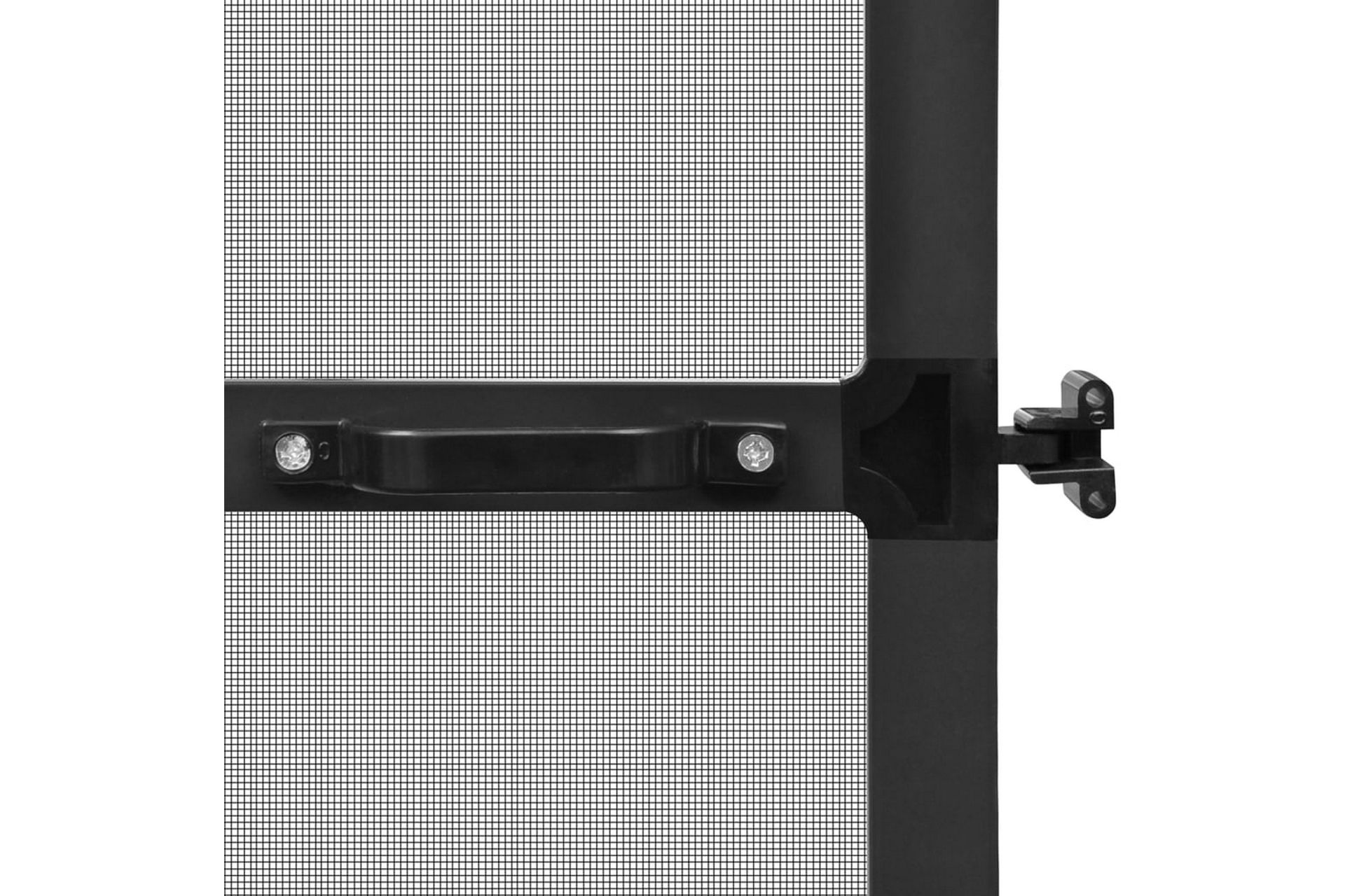 Insektskjerm med hengsler for dør antrasitt 100x215 cm - Antrasittgrå - Hage - Utemiljø - Hagedekorasjon - Myggnett